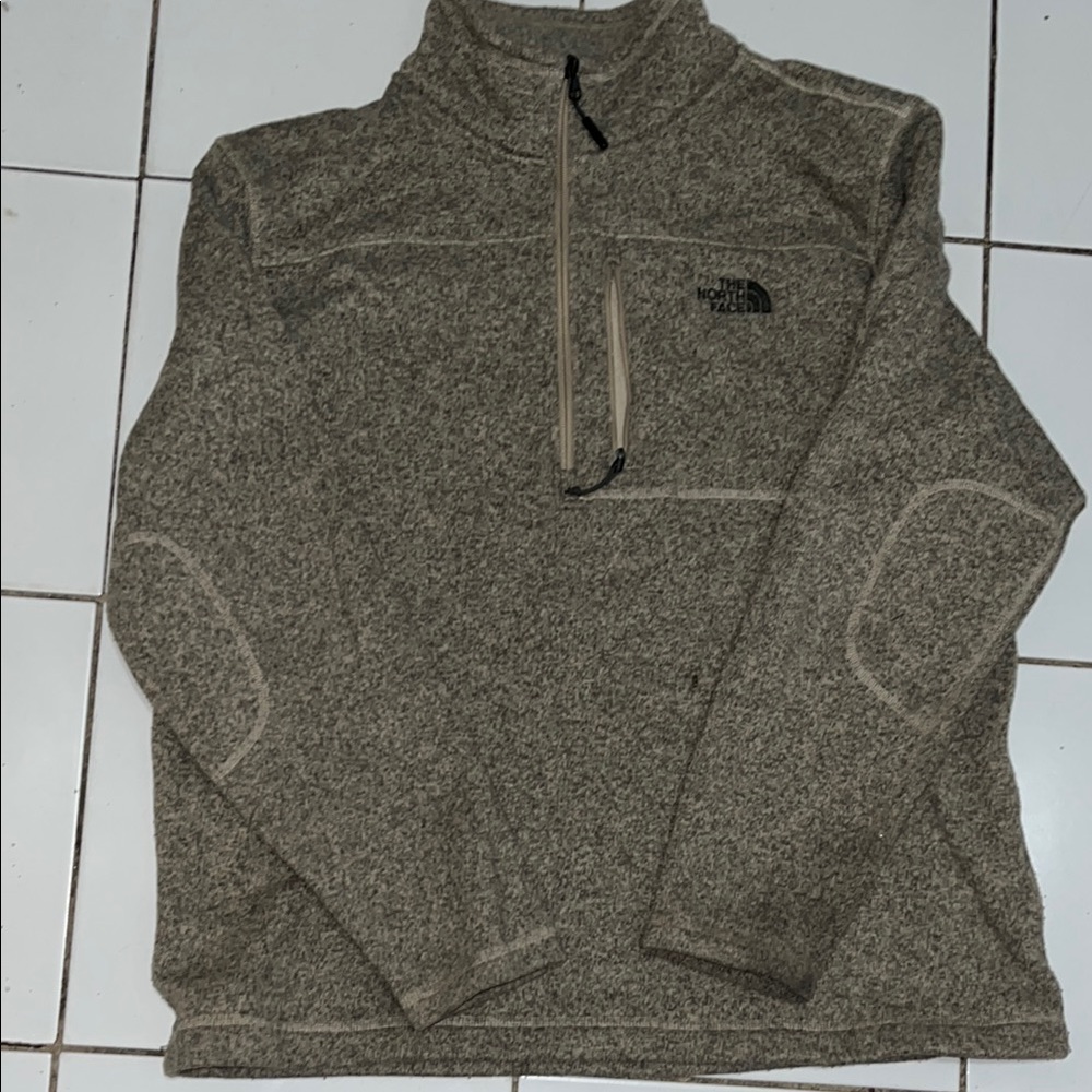 The North Face Tan Quarter-Zip Fleece